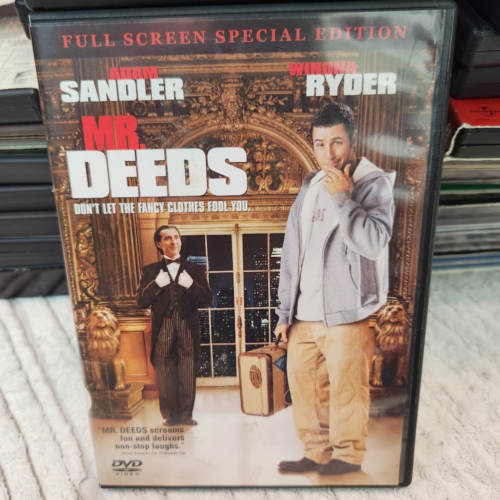 🎬3/15 Mr. Deeds (DVD, 2002, Special Edition - Widescreen)